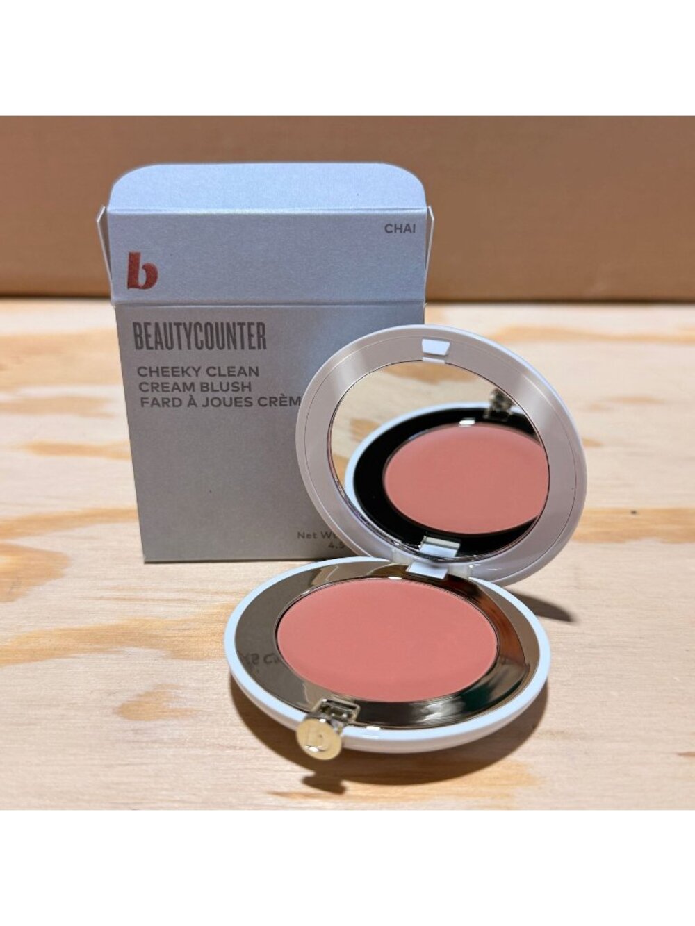 Beauty Counter CHAI Cheeky Clean Cream Blush .15 oz Full Size NIB!